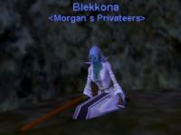 Blekkona getting power levelled in Paludal Caverns