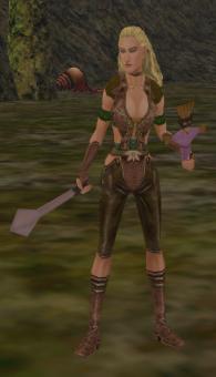 Huldukona in Paludal Caverns